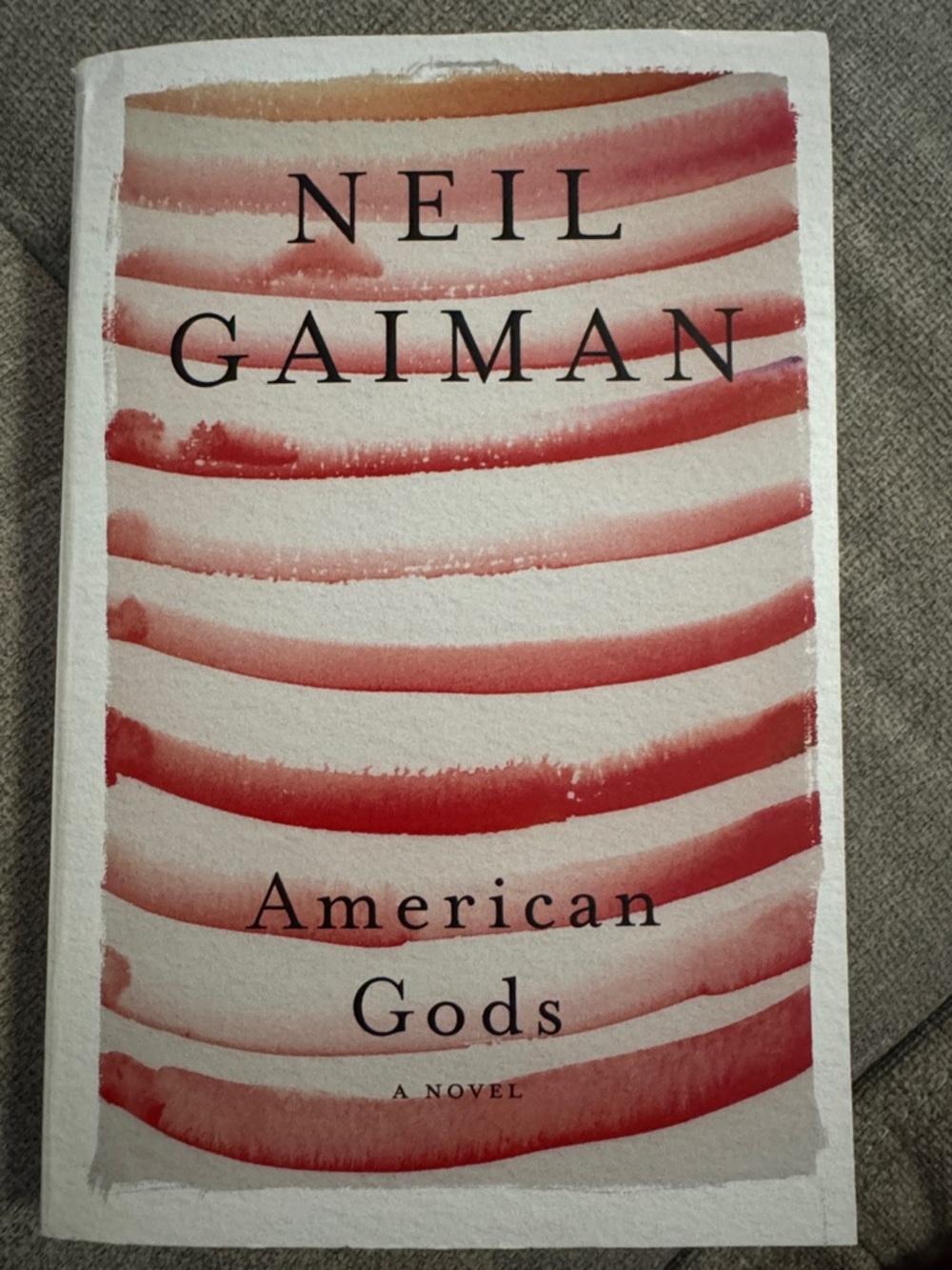 Neil Gaiman American Gods (Red & Cream Cover)